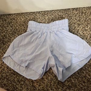 Purple-Blue Track That High-Rise Lululemon Shorts 5” Inseam